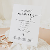 思モダンい出を愛するミニマル結婚派Boho 台座サイン