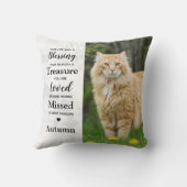 思モダンい出パーソナライズされた2写真記念 クッション (裏面)