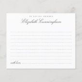 思モダンエレガントい出のカード (正面)