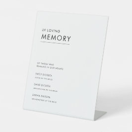 思モダンシンプルい出を愛するタイポグラフィ結婚 台座サイン