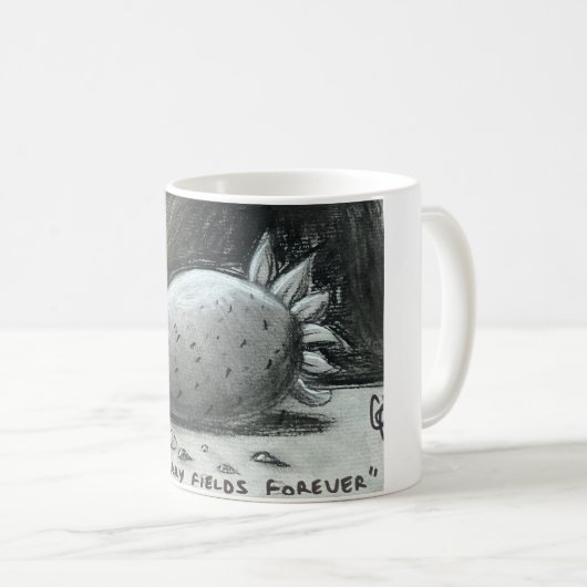 思ユニークい出を盛り上げる芸術作品 コーヒーマグカップ (正面右)