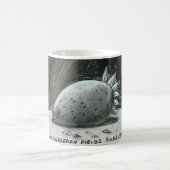 思ユニークい出を盛り上げる芸術作品 コーヒーマグカップ (中央)