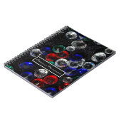 思大切い出の宝石パーソナライズされた ノートブック (左側)