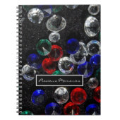 思大切い出の宝石パーソナライズされた ノートブック (正面)