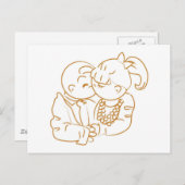 思大切い出の最初のキス ポストカード (正面/裏面)