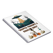 「思幽霊のよく出る考・妖怪ゴール」ノート ノートブック (右側)