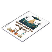 「思幽霊のよく出る考・妖怪ゴール」ノート ノートブック (左側)