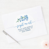 思忘れい出に種を蒔かない ラウンドシール (封筒)