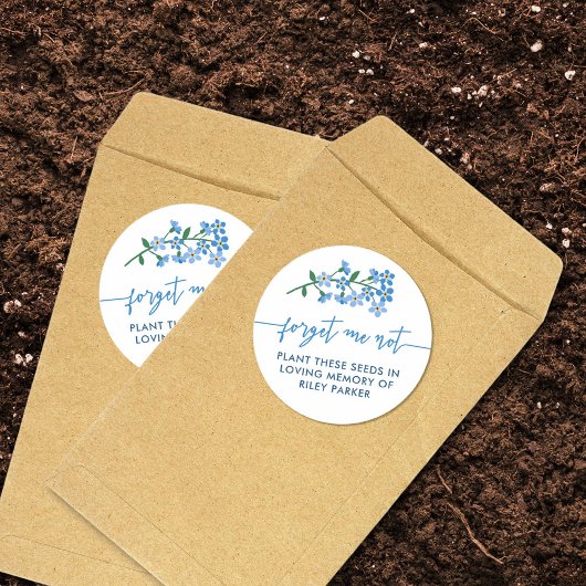 思忘れい出に種を蒔かない ラウンドシール