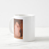 思想家のブルドッグ コーヒーマグカップ (正面左)