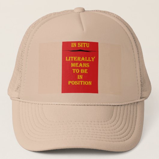 思想家のワードゲームデザイン キャップ (正面)