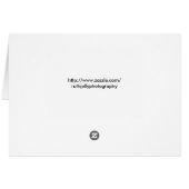 思想家チンパンジーのポートレート (裏面横)