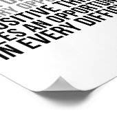 思想家前向き。 ポスター (角)