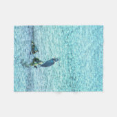 思想家 フリースブランケット (正面(横))