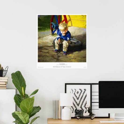 思想家 ポスター (ホームオフィス)