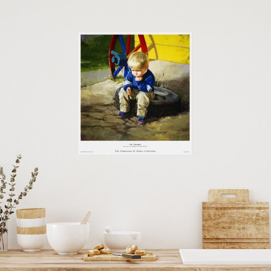 思想家 ポスター (キッチン)