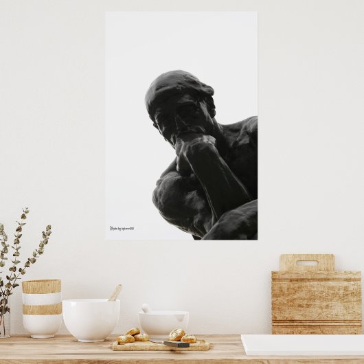 思想家 ポスター (キッチン)