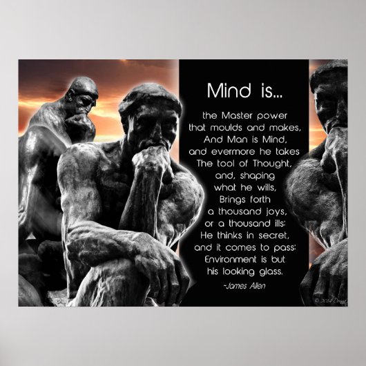 思想家 ポスター (正面)