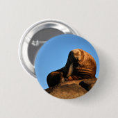 思想家 缶バッジ (正面&裏面)