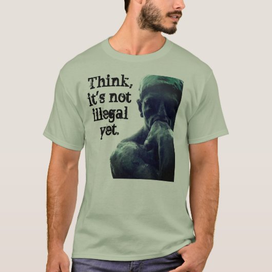 思想家 Tシャツ (正面)