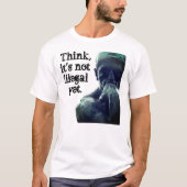思想家 Tシャツ (正面)