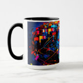 思想的な女性 マグカップ (左)