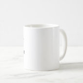 思慮のない実行は無駄な労力 コーヒーマグカップ (正面右)