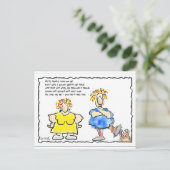 思慮深いカード ポストカード (スタンド正面)