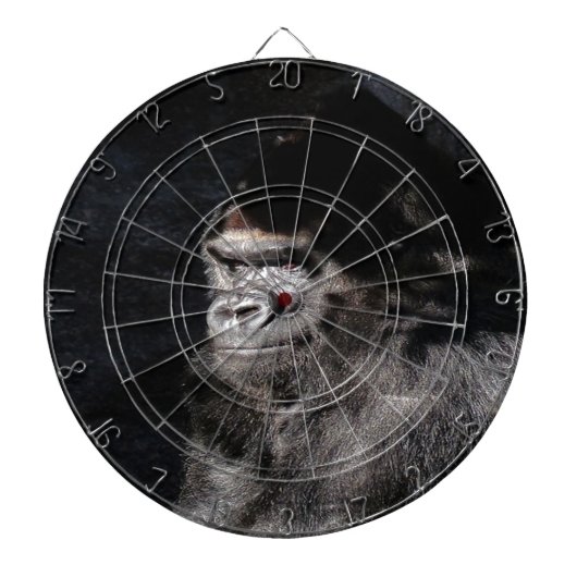 思慮深いゴリラ ダーツボード (正面)