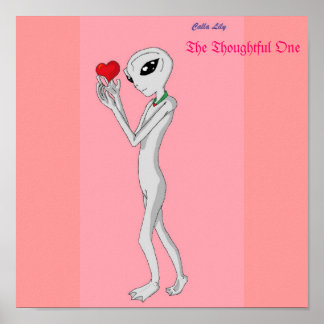 思慮深い人 ポスター