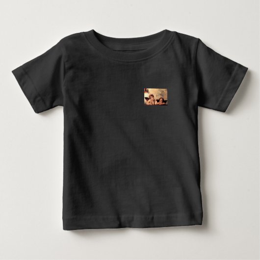 思慮深い天使の製品 ベビーTシャツ (正面)