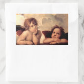 思慮深い天使の製品 長方形シール (バッグ)