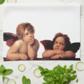 思慮深い天使 キッチンタオル (折り畳み)