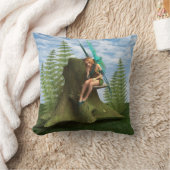 思慮深い妖精 クッション (ブランケット)