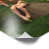 思慮深い妖精 フォトプリント            (角)