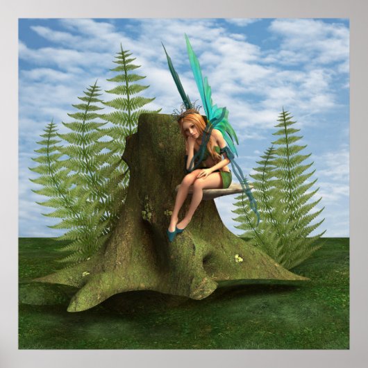 思慮深い妖精 ポスター (正面)