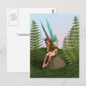 思慮深い妖精 ポストカード (正面/裏面)