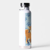 思慮深い柴犬 ウォーターボトル (右面)