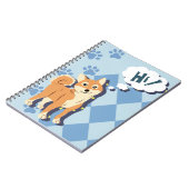 思慮深い柴犬 ノートブック (左側)