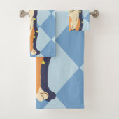 思慮深い柴犬 バスタオルセット (インサイチュ)