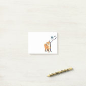 思慮深い柴犬 ポストイット (デスク上)