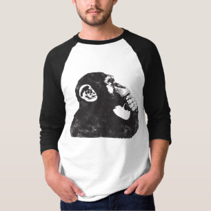 思慮深い猿 Tシャツ