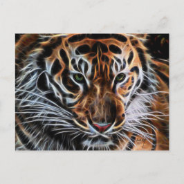 思慮深い虎 ポストカード