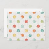 思慮深い蝶ステップ ポストカード (正面/裏面)