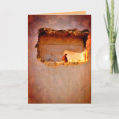 思慮深い鳩 カード (正面)