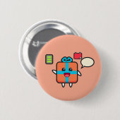 思慮深パーソナライズされたい贈り物アイディア2025 缶バッジ (正面&裏面)