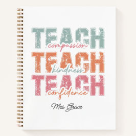 思教えいやりの親切パーソナライズされた先生 ノートブック