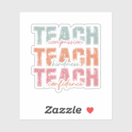 思教え遣い自信 シール