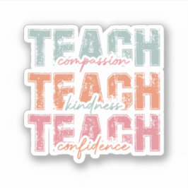 思教え遣い自信 シール