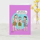 思春期おもしろい男性誕生日 カード (黄色い花)